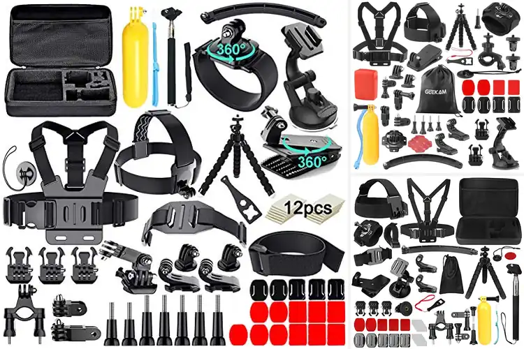 Detailed view of Best Action Camera Accessories Kits