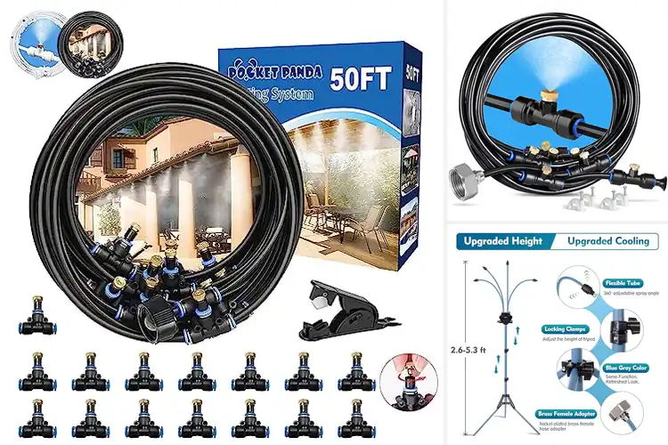 Detailed view of Best Backyard Cooling Systems