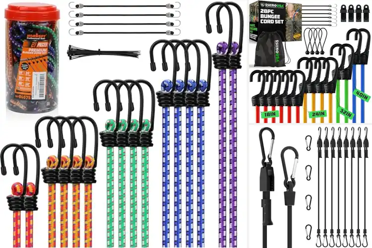 Detailed view of Best Bungee Strap Sets for Easy Hauling & Camping