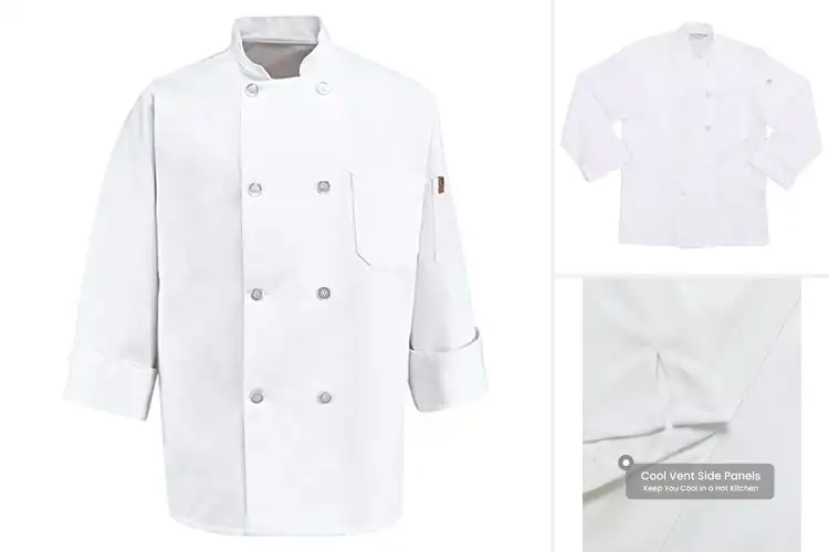 Detailed view of Best Chef Coats For Culinary Programs