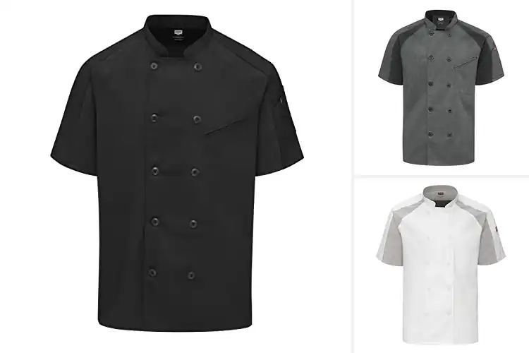 Detailed view of Best Chef Coats With Raglan Sleeves