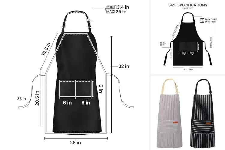 Detailed view of Best Kitchen Aprons