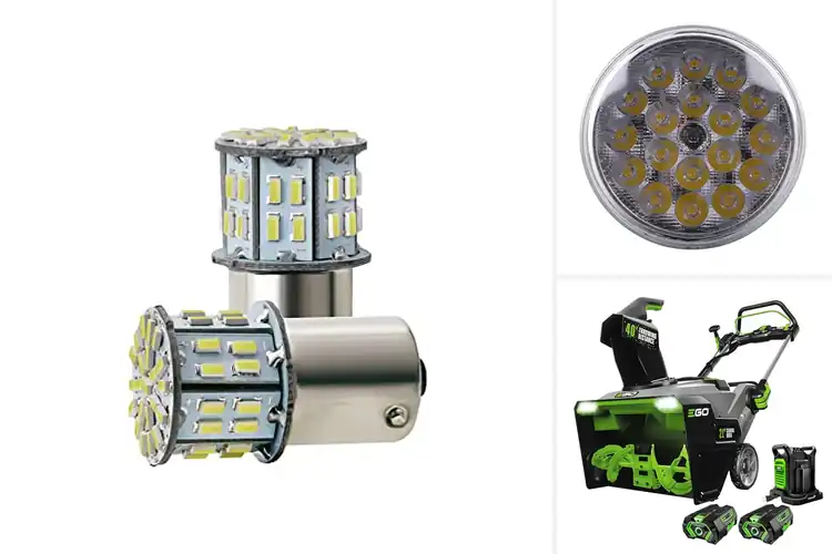 Detailed view of Best LED Headlight Snow Blowers for Safe Night Clearing