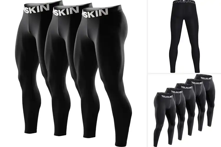 Detailed view of Best Men’s Compression Tights