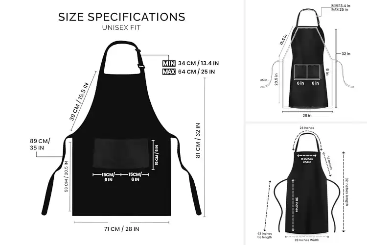 Detailed view of Best Multipurpose Aprons