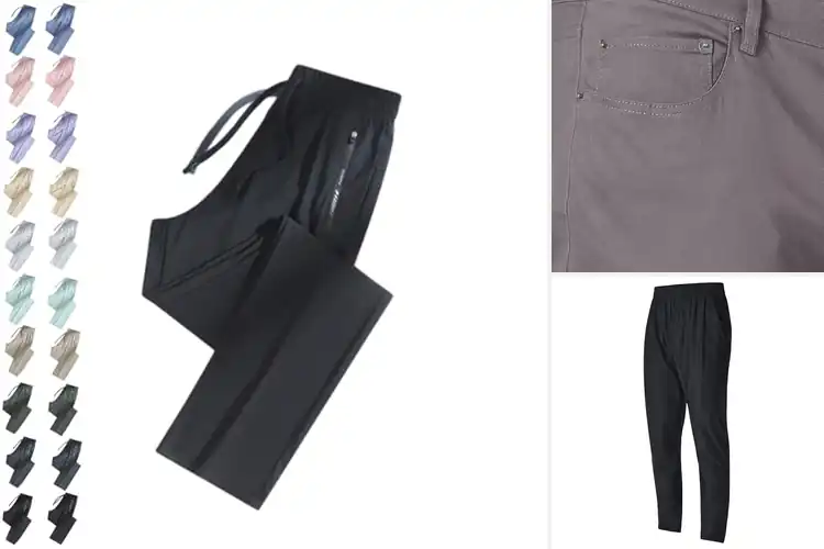 Detailed view of Best Stretch Athletic Pants