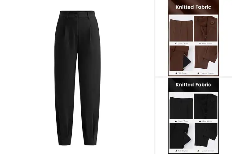 Detailed view of Best Tapered Work Pants for Women: 6 Chic Picks