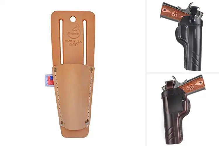 Detailed view of Best Top Grain Leather Holsters: 10 Durable Picks