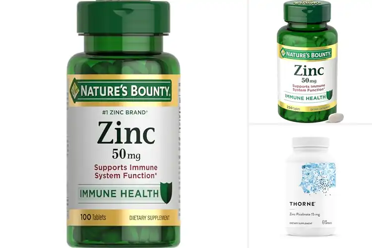 Detailed view of Best Zinc Skin Health Supplements